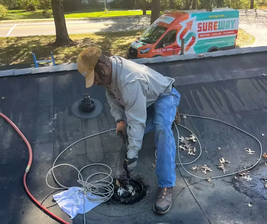 Sureway Comfort technician at work